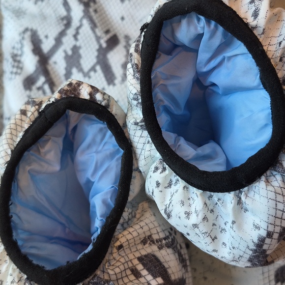 Central Park West Wesley Snakeskin Print Full Zip Puffer Jacket, XS - Picture 16 of 16